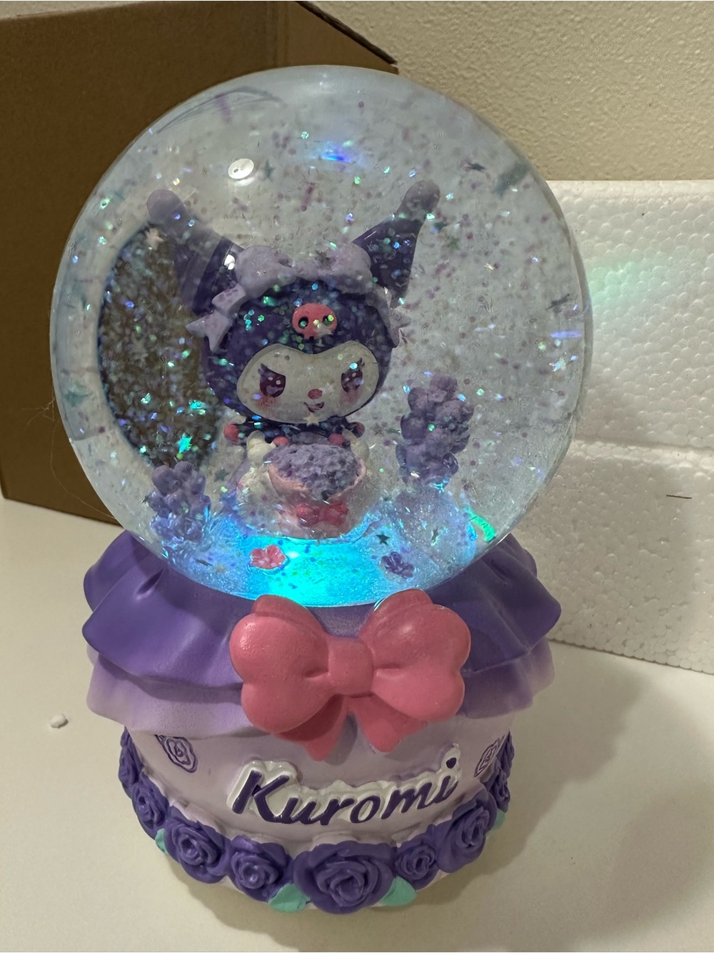 Kuromi Musical Snow Globe
